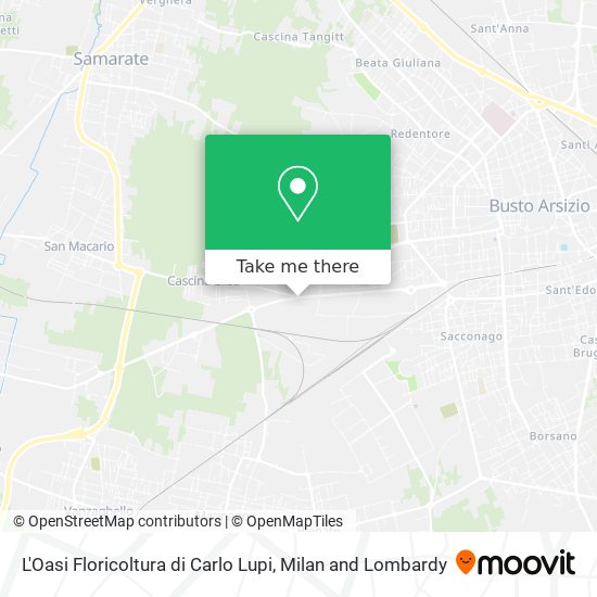 L'Oasi Floricoltura di Carlo Lupi map