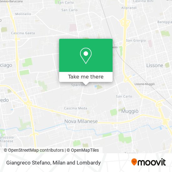 Giangreco Stefano map