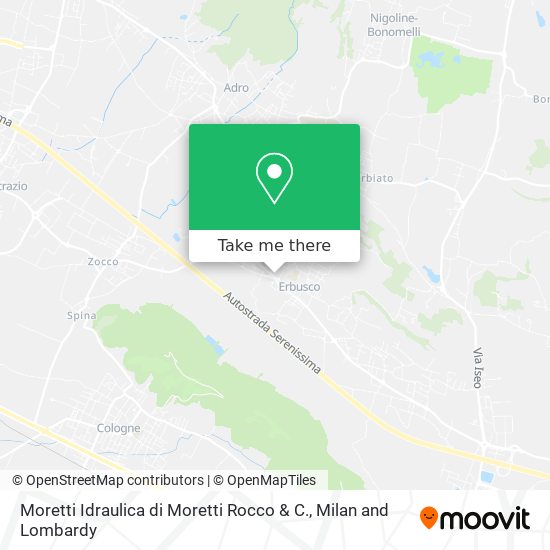 Moretti Idraulica di Moretti Rocco & C. map