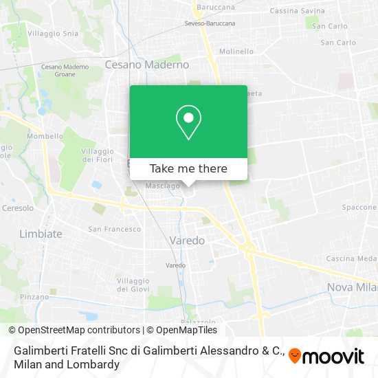 Galimberti Fratelli Snc di Galimberti Alessandro & C. map