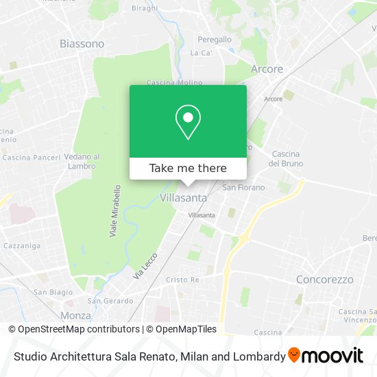 Studio Architettura Sala Renato map