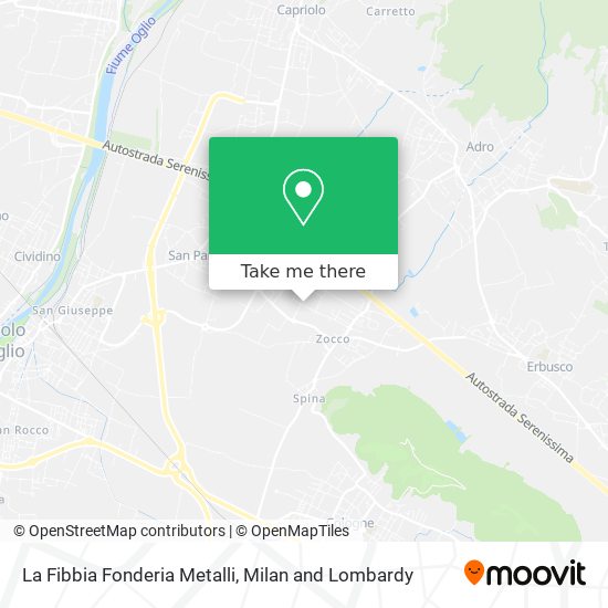 La Fibbia Fonderia Metalli map