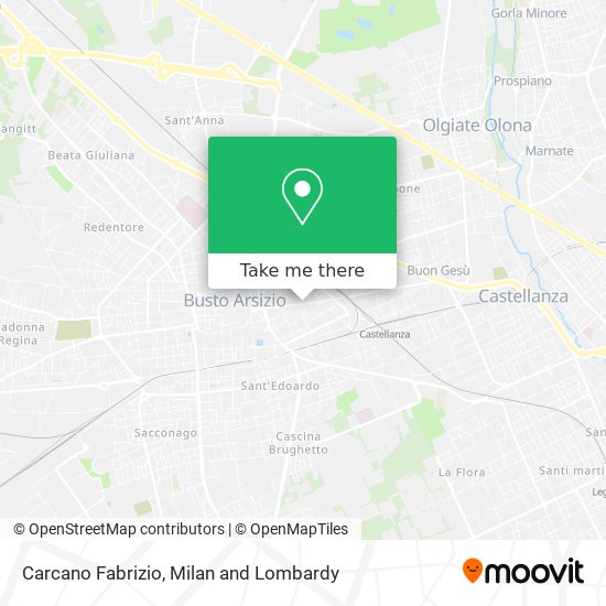 Carcano Fabrizio map