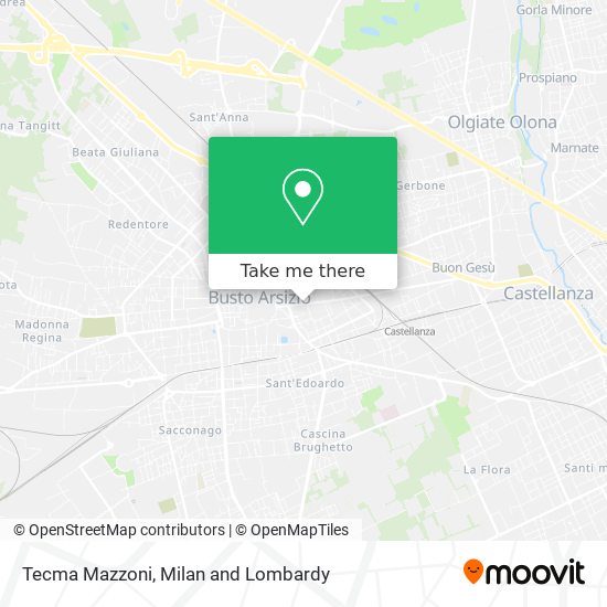 Tecma Mazzoni map