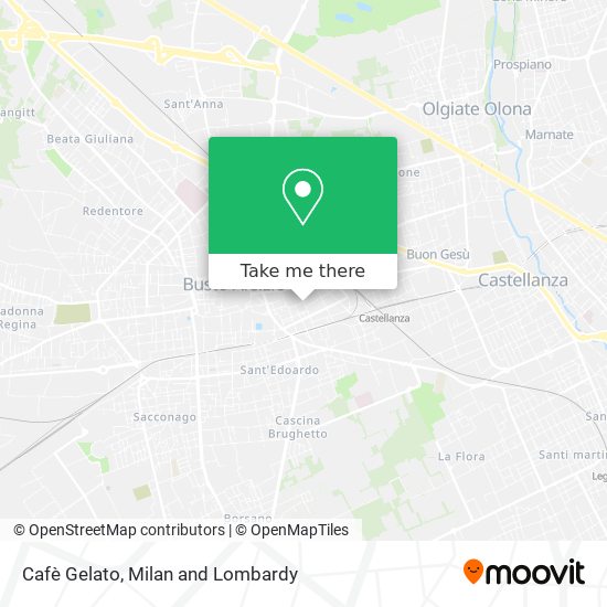 Cafè Gelato map