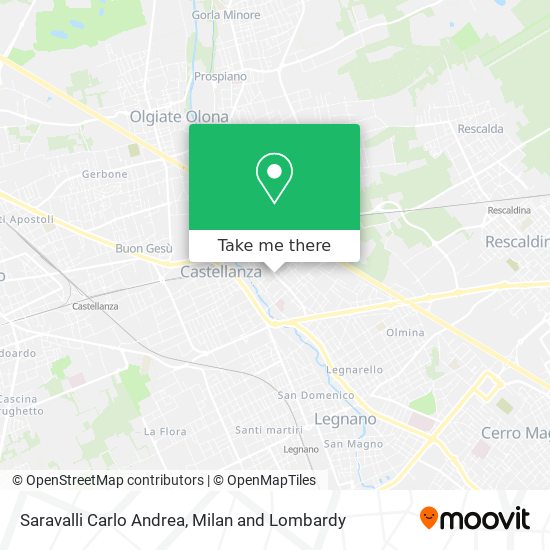 Saravalli Carlo Andrea map