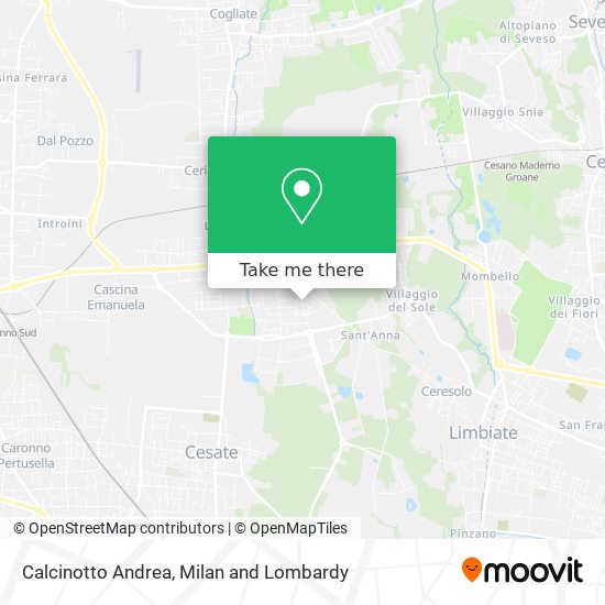 Calcinotto Andrea map