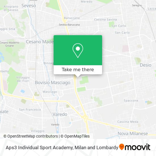 Aps3 Individual Sport Academy map