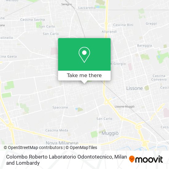 Colombo Roberto Laboratorio Odontotecnico map