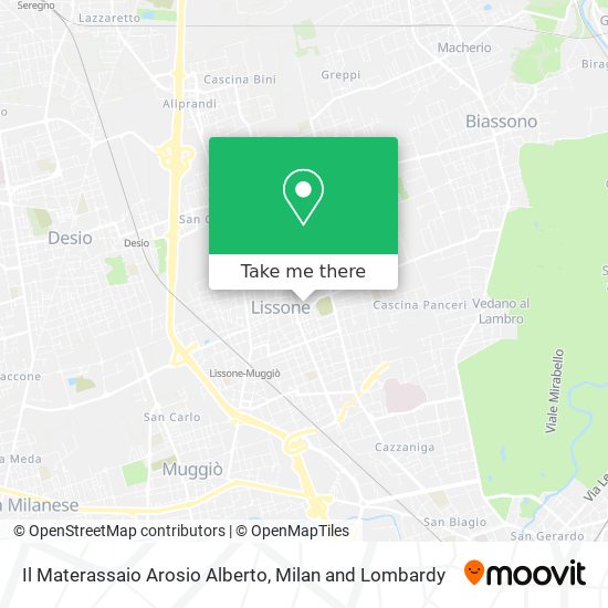 Il Materassaio Arosio Alberto map