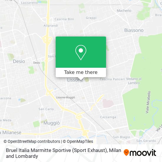 Bruel Italia Marmitte Sportive (Sport Exhaust) map