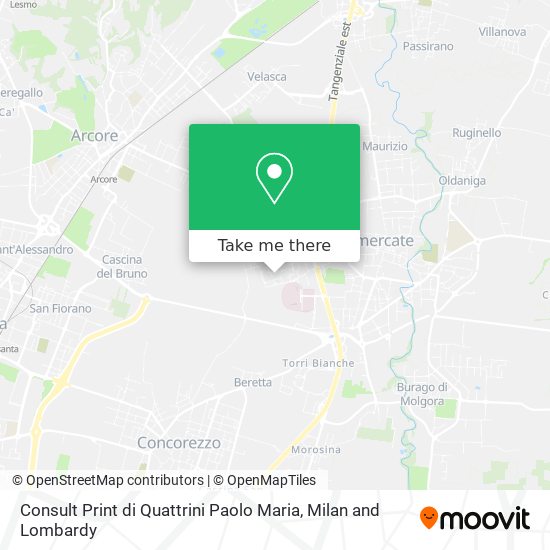 Consult Print di Quattrini Paolo Maria map