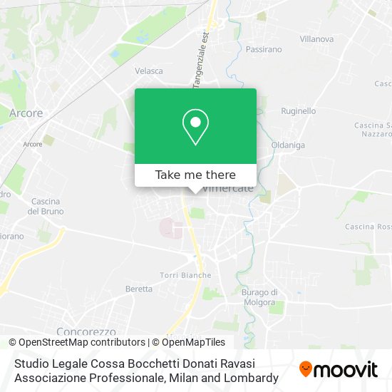 Studio Legale Cossa Bocchetti Donati Ravasi Associazione Professionale map