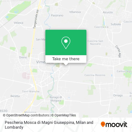 Pescheria Mosca di Magni Giuseppina map