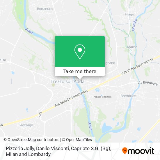 Pizzeria Jolly, Danilo Visconti, Capriate S.G. (Bg) map