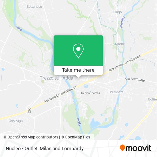 Nucleo - Outlet map