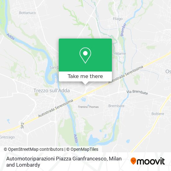 Automotoriparazioni Piazza Gianfrancesco map