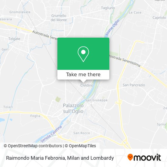 Raimondo Maria Febronia map