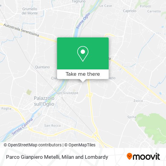 Parco Gianpiero Metelli map