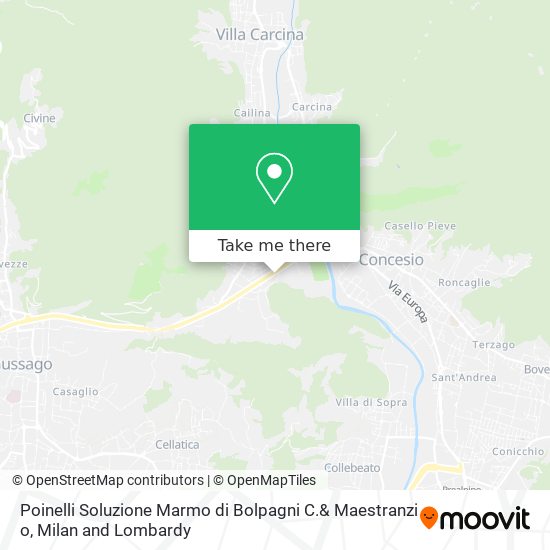 Poinelli Soluzione Marmo di Bolpagni C.& Maestranzi o map