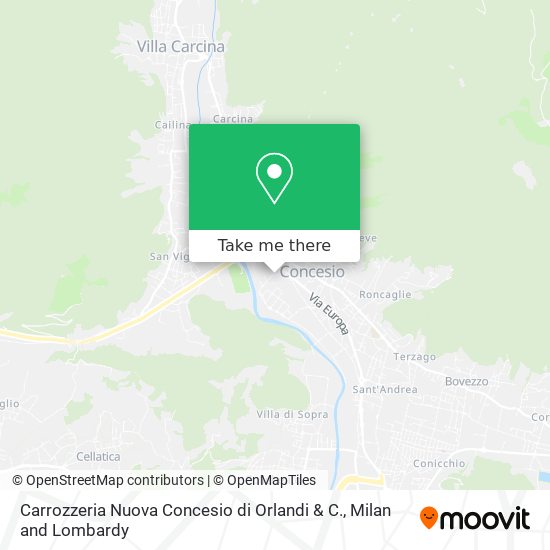 Carrozzeria Nuova Concesio di Orlandi & C. map