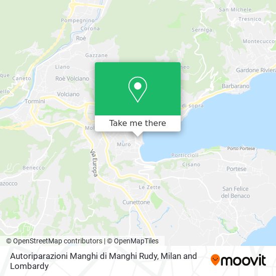 Autoriparazioni Manghi di Manghi Rudy map