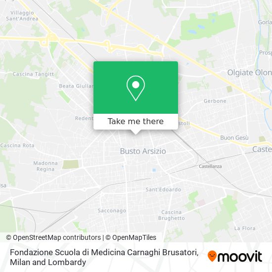 Fondazione Scuola di Medicina Carnaghi Brusatori map