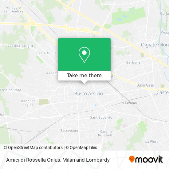 Amici di Rossella Onlus map