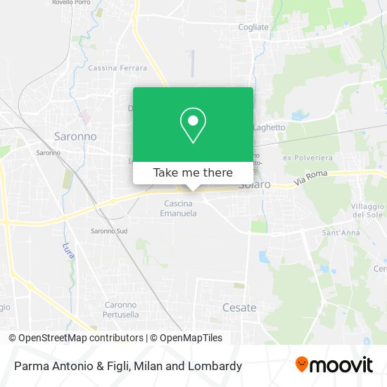 Parma Antonio & Figli map