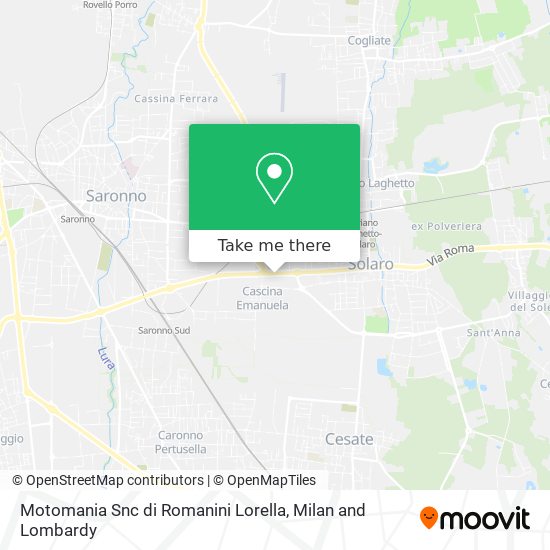 Motomania Snc di Romanini Lorella map