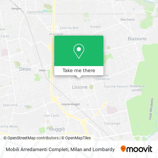 Mobili Arredamenti Completi map