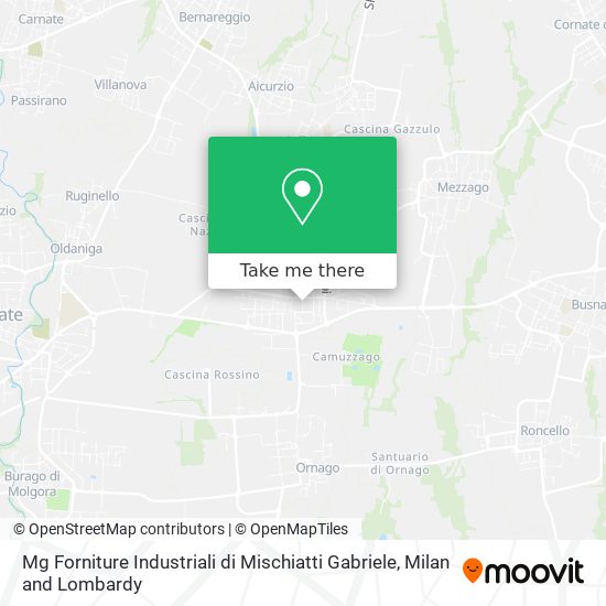 Mg Forniture Industriali di Mischiatti Gabriele map