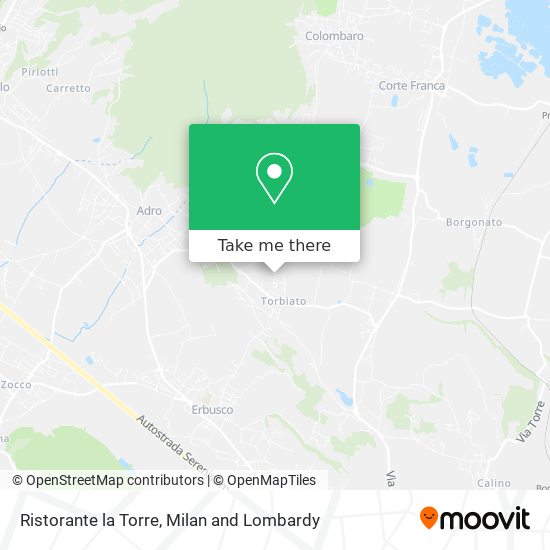 Ristorante la Torre map