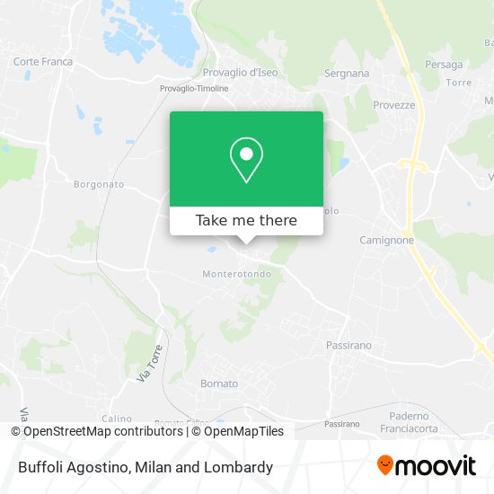 Buffoli Agostino map