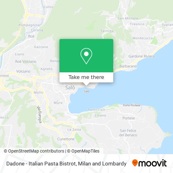 Dadone - Italian Pasta Bistrot map