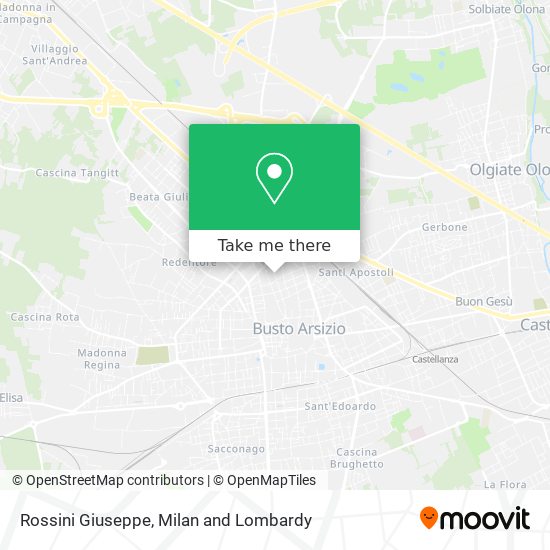 Rossini Giuseppe map