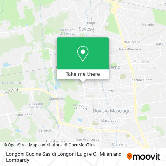 Longoni Cucine Sas di Longoni Luigi e C. map