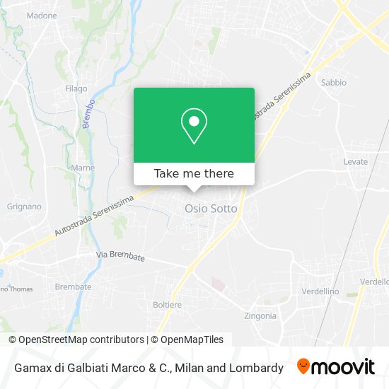 Gamax di Galbiati Marco & C. map