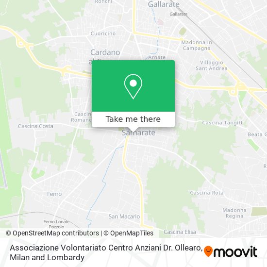 Associazione Volontariato Centro Anziani Dr. Ollearo map