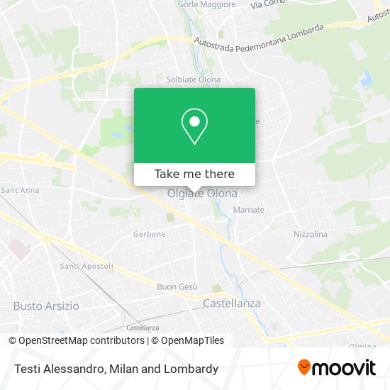 Testi Alessandro map