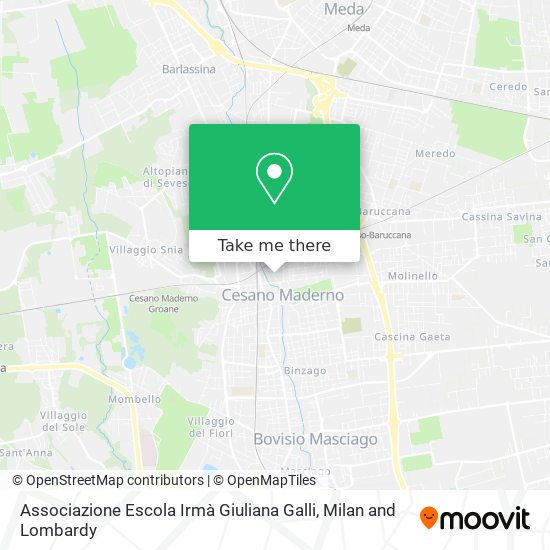 Associazione Escola Irmà Giuliana Galli map