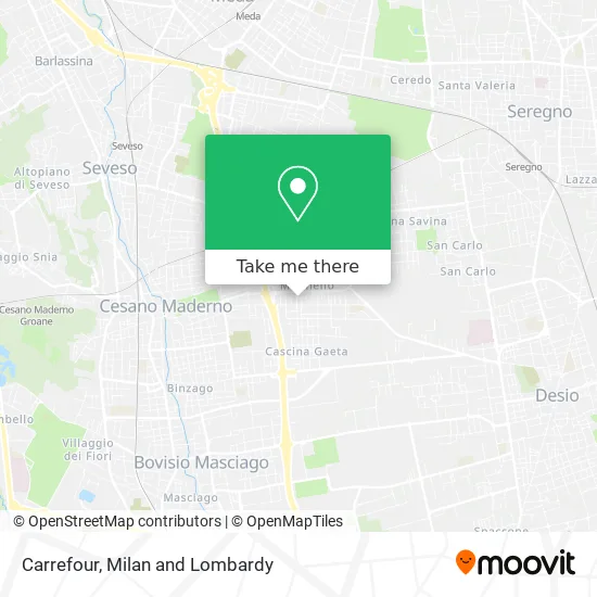 Carrefour map