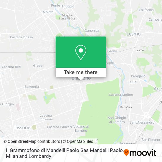 Il Grammofono di Mandelli Paolo Sas Mandelli Paolo map