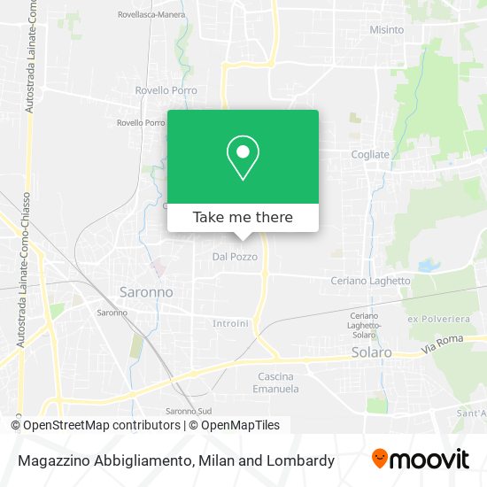 Magazzino Abbigliamento map