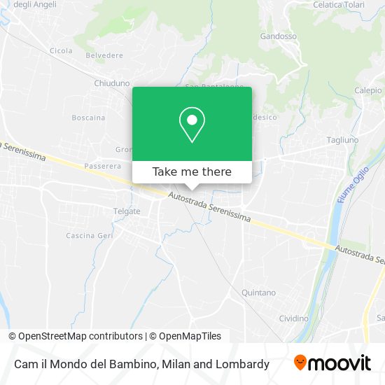 Cam il Mondo del Bambino map