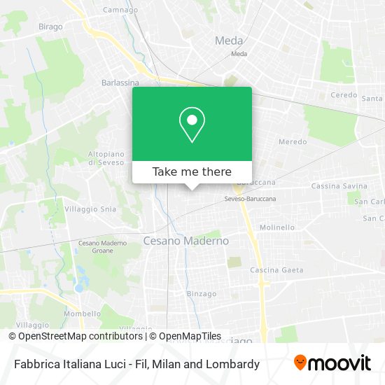 Fabbrica Italiana Luci - Fil map