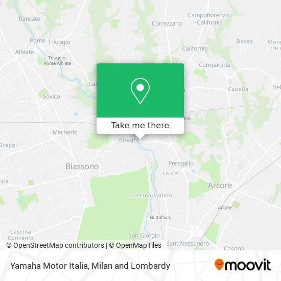 Yamaha Motor Italia map