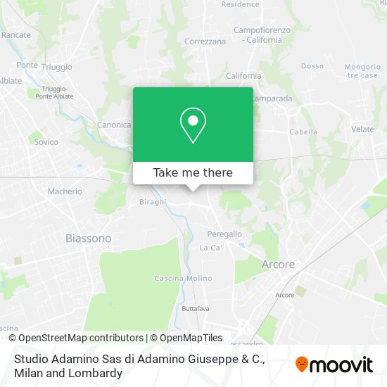 Studio Adamino Sas di Adamino Giuseppe & C. map