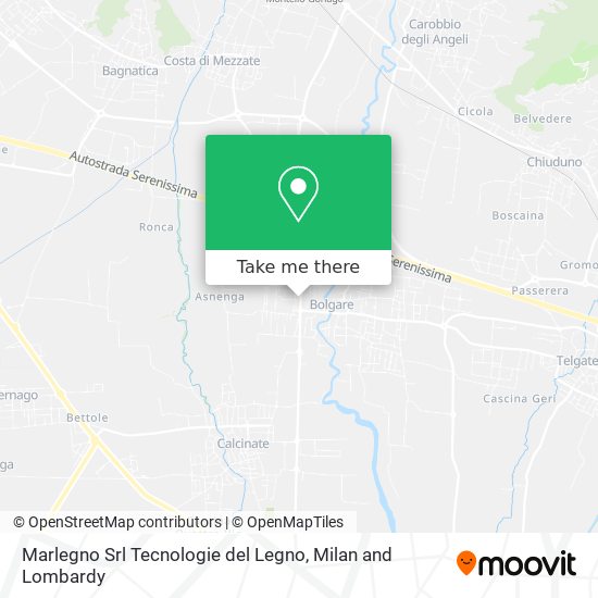 Marlegno Srl Tecnologie del Legno map