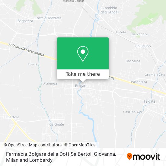 Farmacia Bolgare della Dott.Sa Bertoli Giovanna map